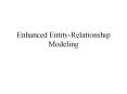Enhanced%20Entity-Relationship%20Modeling PowerPoint PPT Presentation