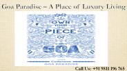 Tata Goa Paradise