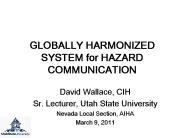 GLOBALLY%20HARMONIZED%20SYSTEM%20for%20HAZARD%20COMMUNICATION