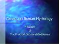 Greek and Roman Mythology PowerPoint PPT Presentation