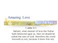 Amazing Love PowerPoint PPT Presentation