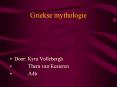 Griekse mythologie PowerPoint PPT Presentation