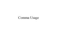Comma%20Usage