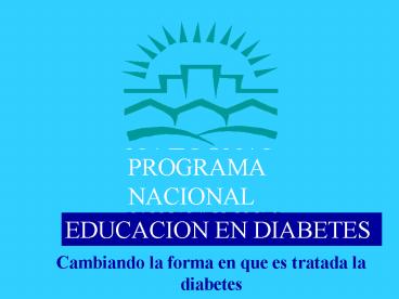 Cambiando la forma en que es tratada la diabetes