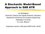 A Stochastic Model-Based Approach to SAR ATR