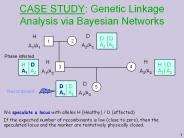 CASE STUDY: Genetic Linkage Analysis via Bayesian Networks