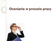 Ocenianie w procesie pracy
