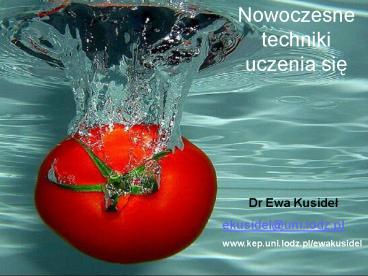 Prezentacja programu PowerPoint