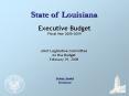 Executive Budget PowerPoint PPT Presentation