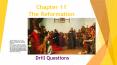 Chapter 11              The Reformation PowerPoint PPT Presentation