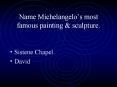 Name Michelangelo PowerPoint PPT Presentation