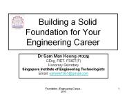 Building a Solid Foundation for Your Engineering Career