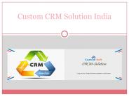 CRM software developed in India.