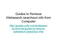 Guides to remove websearch.searchsun.info from computer PowerPoint PPT Presentation