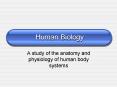 Human Biology PowerPoint PPT Presentation