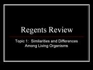 Regents Review
