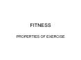 FITNESS PowerPoint PPT Presentation