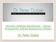 Chronic Fatigue Syndrome – Some Frequently Asked Questions (FAQs)