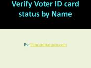 Voter id status
