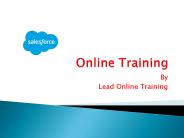 Best Sales Force Online Training With Certification