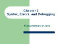 Chapter 3 Syntax, Errors, and Debugging PowerPoint PPT Presentation