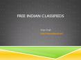 Indian Classified Advertisement PowerPoint PPT Presentation