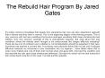 The Rebuild Hair Program  Free PDF Download PowerPoint PPT Presentation