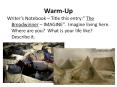 Warm-Up PowerPoint PPT Presentation