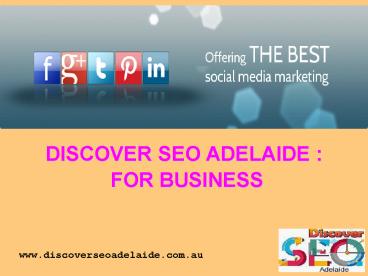 Social Media Marketing Services For Business | Discover SEO Adelaide