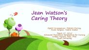 Jean Watson's Caring Theory