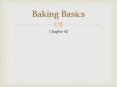 Baking Basics PowerPoint PPT Presentation