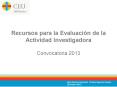 Recursos para la Evaluaci PowerPoint PPT Presentation