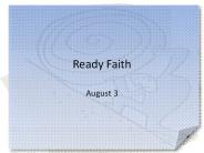 Ready Faith