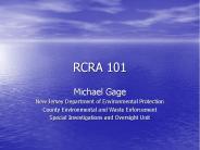 RCRA 101