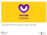 Courage Child Protection Audit: Lesotho