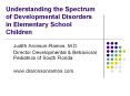 Understanding the Spectrum of Developmental Disorders in Elementary School Children PowerPoint PPT Presentation