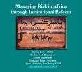Managing Risk in Africa through Institutional Reform PowerPoint PPT Presentation