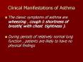 Clinical Manifestations of Asthma PowerPoint PPT Presentation