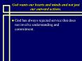 God wants our hearts and minds and not just our outward actions. PowerPoint PPT Presentation
