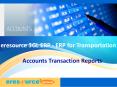 Accounts transaction report eresource3 gl erp(erp for transportation) PowerPoint PPT Presentation