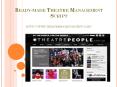 Ready-made Theatre Management Script PowerPoint PPT Presentation