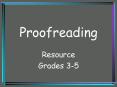 Proofreading PowerPoint PPT Presentation