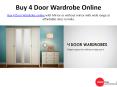 Buy 4 Door Wardrobe Online in India at Housefull.co.in
