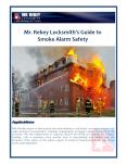 Smoke Alarm Safety Tips By Mr. Rekey Locksmith PowerPoint PPT Presentation