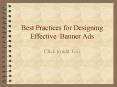 Creating creative banner ads - YourDesignPick PowerPoint PPT Presentation