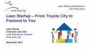 Lean Startup 