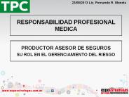 RESPONSABILIDAD PROFESIONAL MEDICA