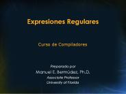 Expresiones Regulares