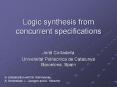 Logic%20synthesis%20from%20concurrent%20specifications PowerPoint PPT Presentation