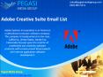Adobe Creative Suite Email List PowerPoint PPT Presentation